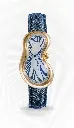 Melting Watch PVDYG SS 316L White Jeans HS Code 9102.11.65