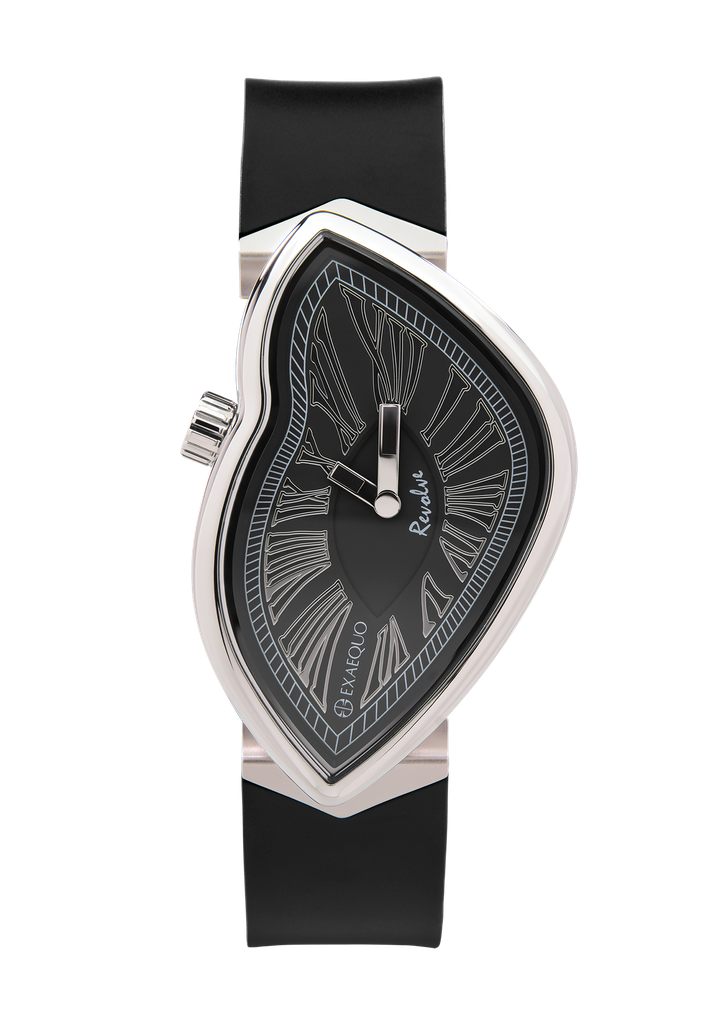 Revolve Melting Watch ss316L Black HS Code 9102.11.65