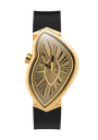 Revolve Melting Watch IP YG SS316L Gold HS Code 9102.11.65