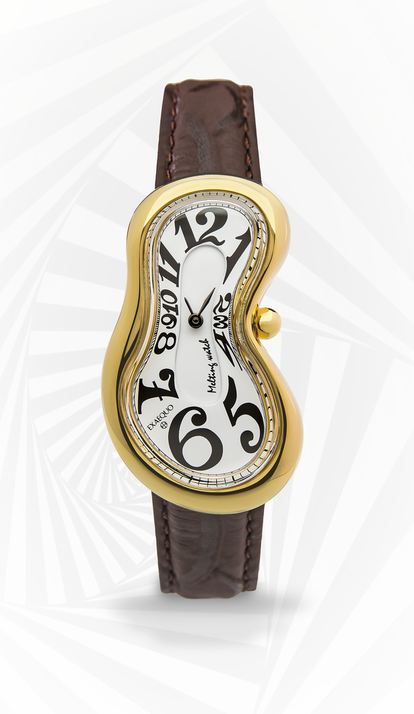 Limited Edition Melting Watch SS 316L Black Snake pattern "one of 301" HS Code 9102.11.65