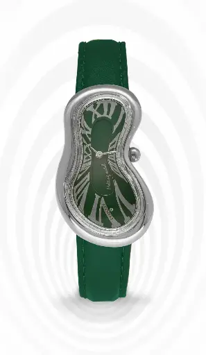 [EX0001.0005] Classic Melting Watch SS 316L Green HS Code 9102.11.65