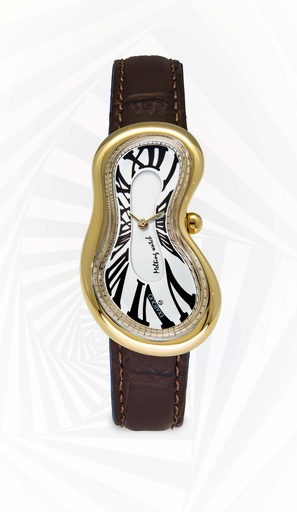 [EX0002.0002] Melting Watch PVDYG SS 316L White HS Code 9102.11.65