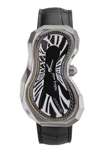 [EX0101.0001] Polyhedron 925 Melting Watch Black "one of 101" HS Code 9102.11.65