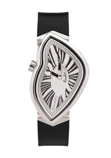 [EX0031.0002] Revolve Melting Watch ss316L White HS Code 9102.11.65